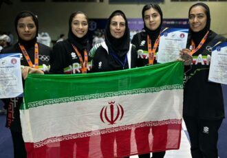 دو بانوی شمشیر باز اصفهانی برسکوی سوم آسیا ایستادند