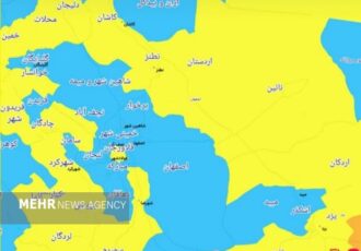 ۶ شهر اصفهان در وضعیت زرد کرونا / ۱۸ شهر در شرایط آبی است