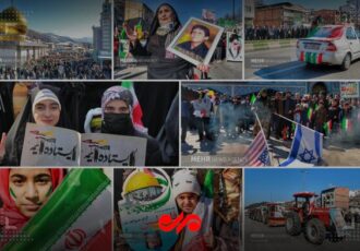 از مانور قایق های صیادی تا راهپیمایی در میان برف و بوران
