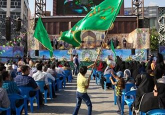 جشن ۸ کیلومتری در اصفهان به مناسبت عید غدیر