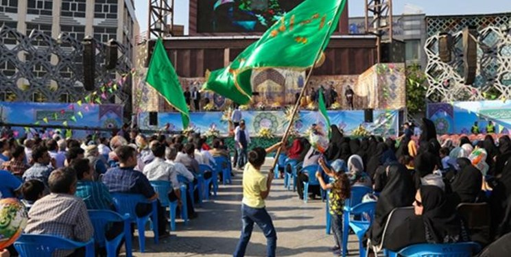 جشن ۸ کیلومتری در اصفهان به مناسبت عید غدیر
